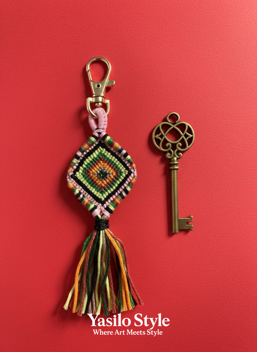Bohemian Friendship Keychain