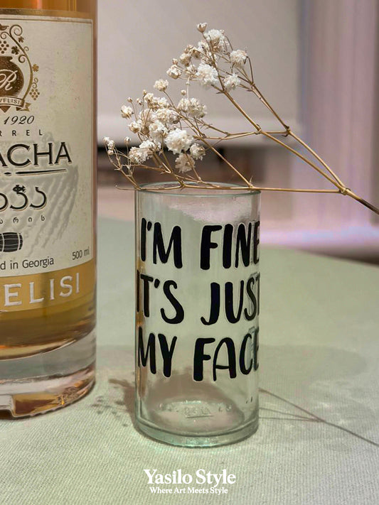 Upcycled Mini Tumbler | Handmade Glass Mug